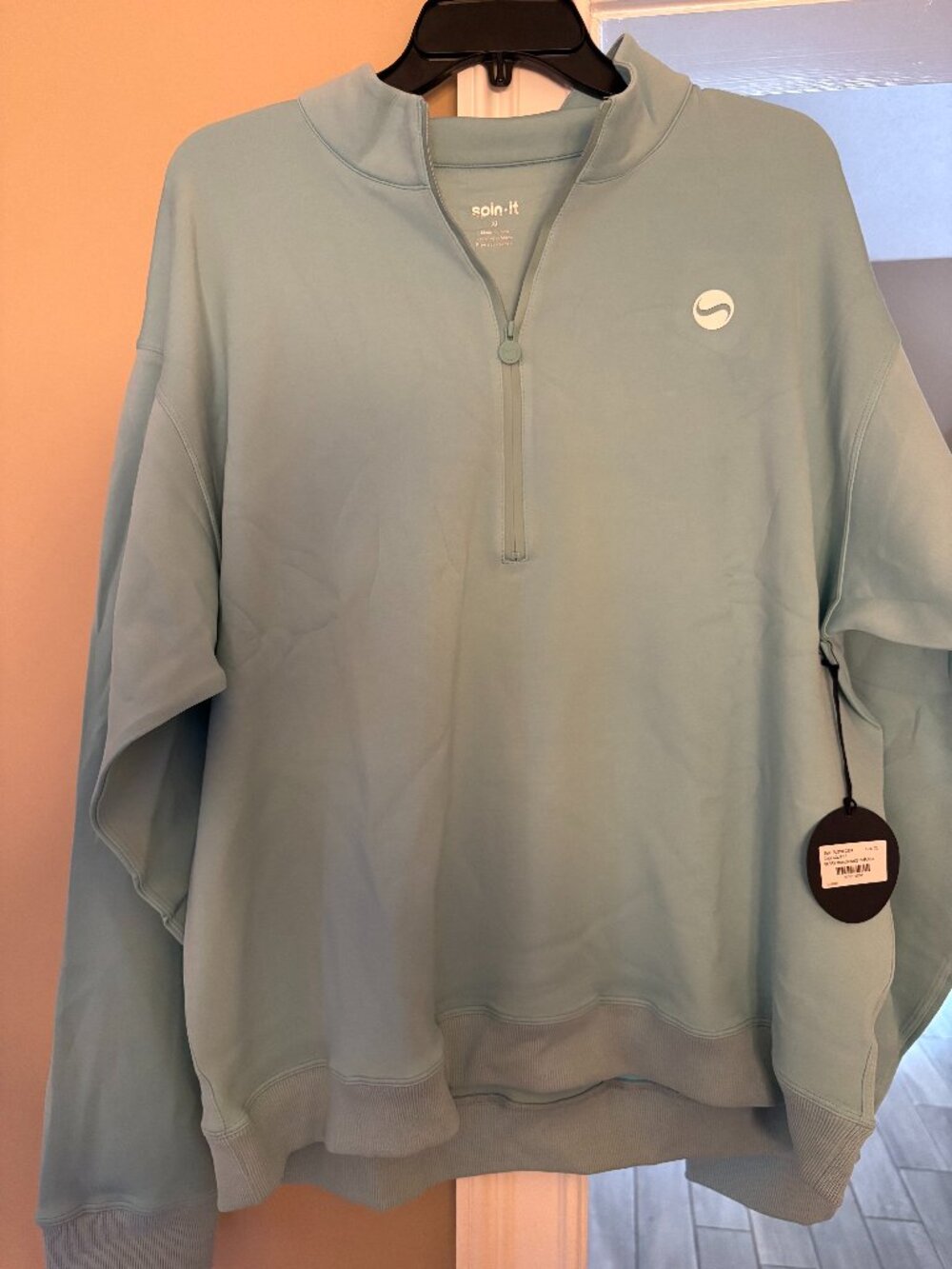 Spin It by Tail Activewear - Gerry Oversize 1/4 Zip Pullover - Mens XL - NWT